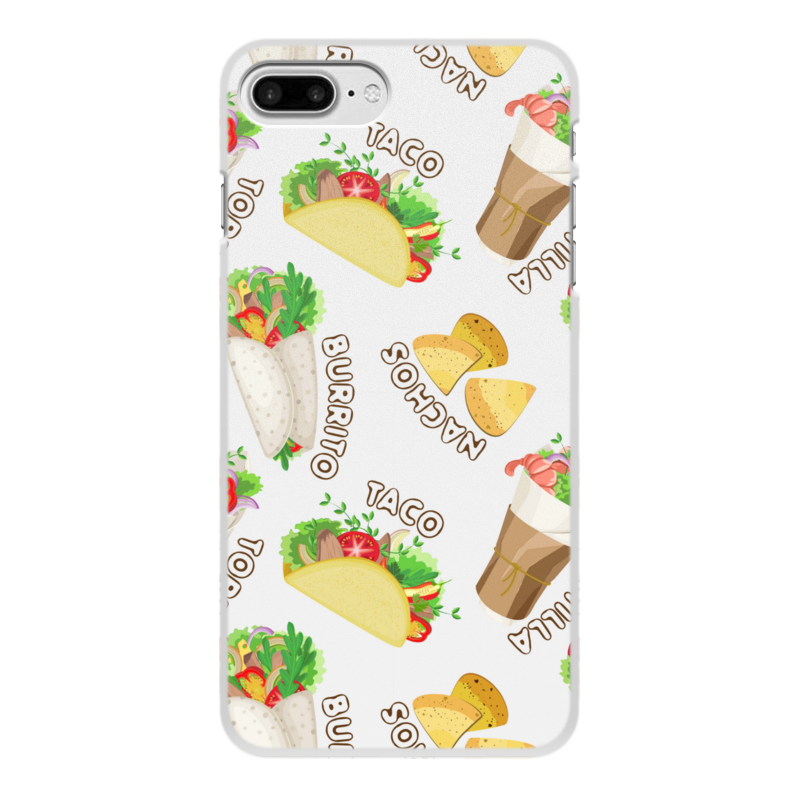 Printio Чехол для iPhone 7 Plus, объёмная печать Мексиканская еда printio чехол для iphone 6 объёмная печать мексиканская еда