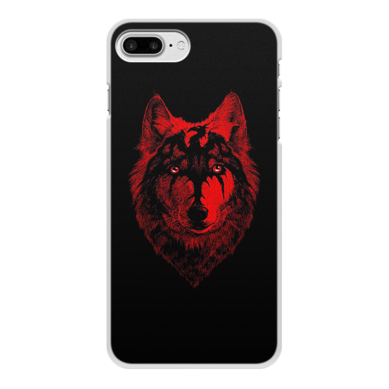 цена Printio Чехол для iPhone 7 Plus, объёмная печать Волки