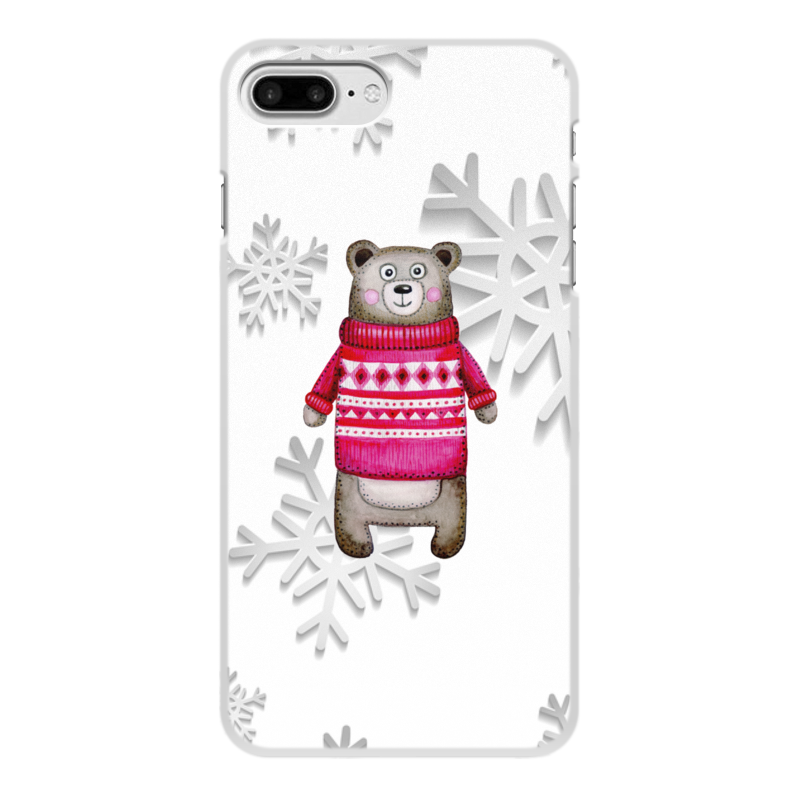 Printio Чехол для iPhone 7 Plus, объёмная печать Медведь printio чехол для iphone 7 plus объёмная печать медведь