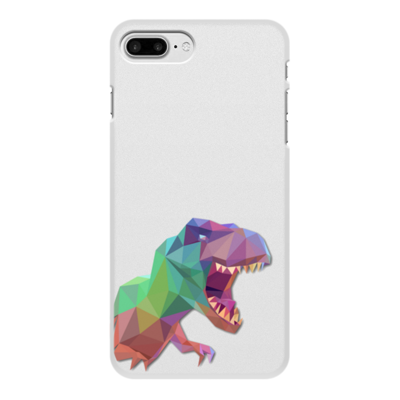 Printio Чехол для iPhone 7 Plus, объёмная печать Динозавр силиконовый чехол на vivo y19 динозавр и утка для виво ю19