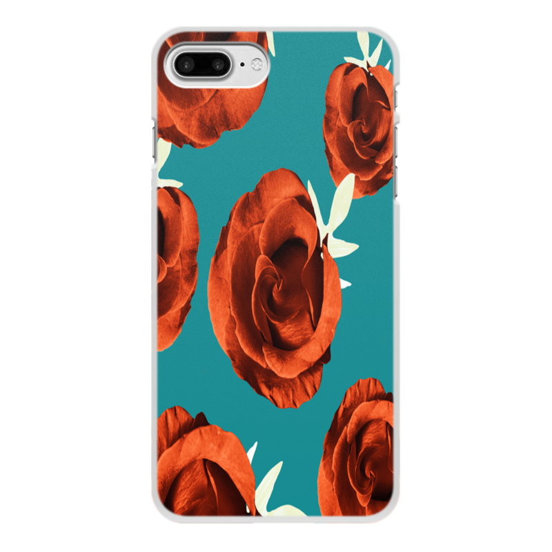 Printio Чехол для iPhone 7 Plus, объёмная печать Красные розы printio чехол для iphone 7 plus объёмная печать синие розы