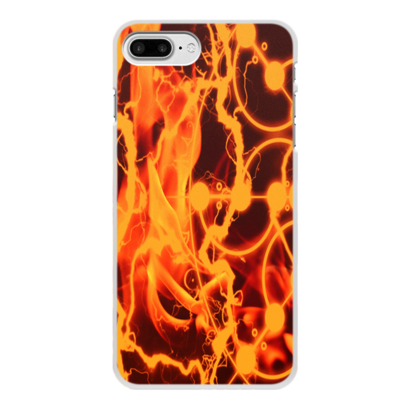 Printio Чехол для iPhone 7 Plus, объёмная печать Огонь printio чехол для iphone 7 объёмная печать огонь