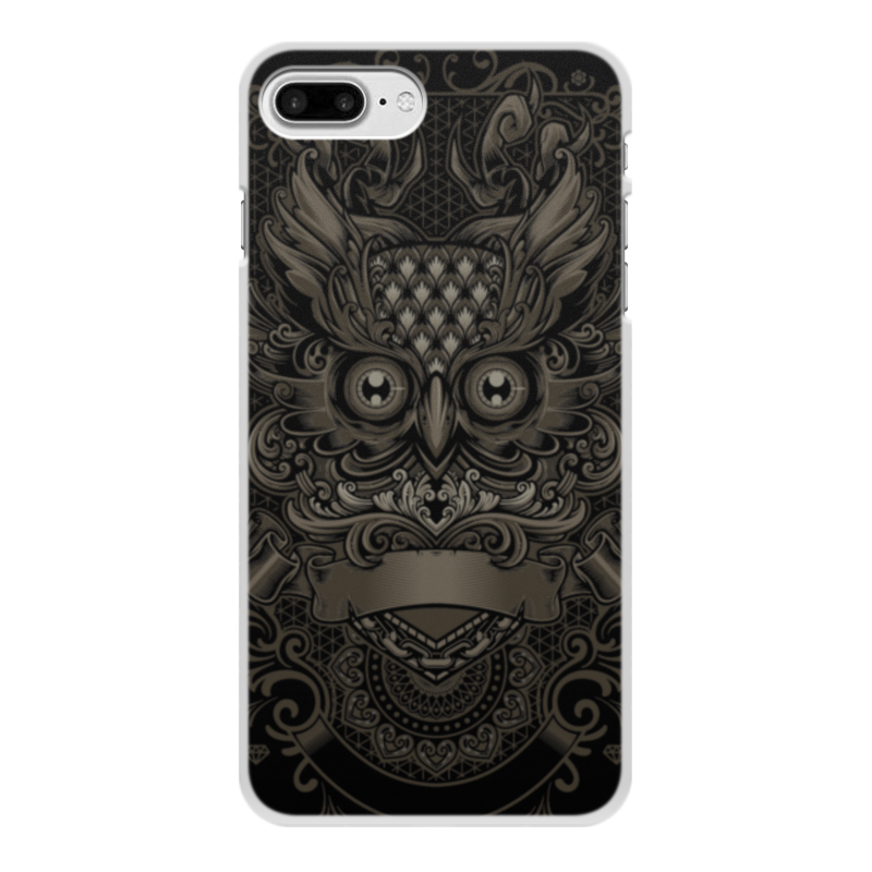 Printio Чехол для iPhone 7 Plus, объёмная печать Антикварная сова чехол mypads ночной медведь для meizu 16 plus 16th plus задняя панель накладка бампер