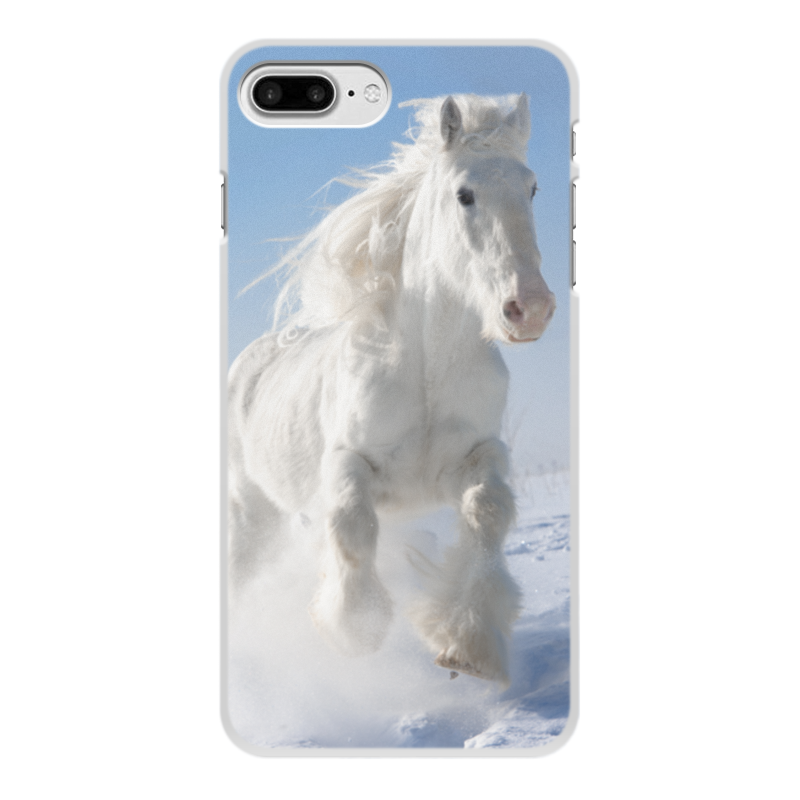 Printio Чехол для iPhone 7 Plus, объёмная печать Лошадь printio чехол для iphone 8 plus объёмная печать лошадь