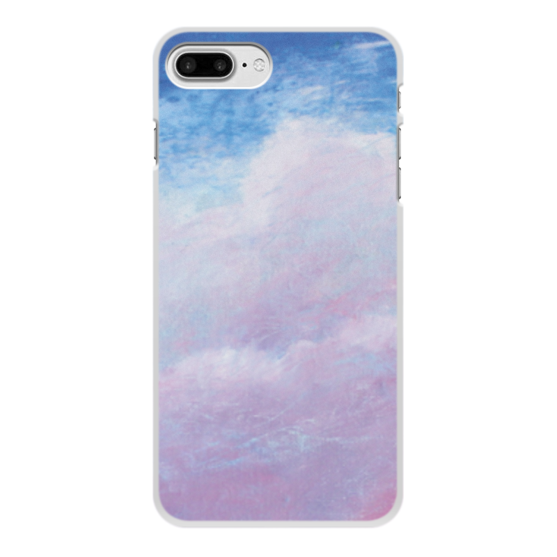 Printio Чехол для iPhone 7 Plus, объёмная печать Розовое облако на небе