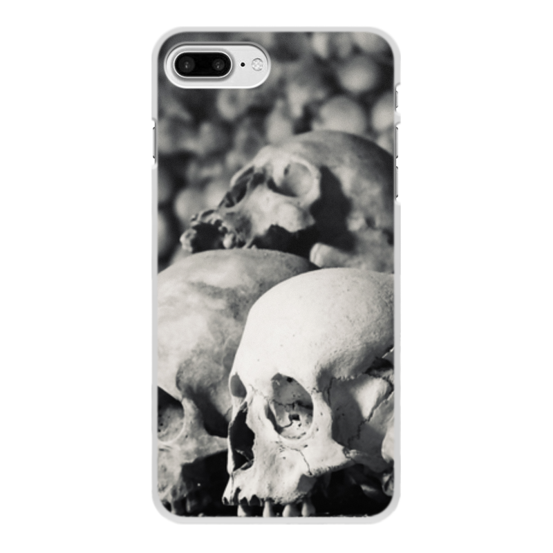 Printio Чехол для iPhone 7 Plus, объёмная печать черепа printio чехол для iphone 7 plus объёмная печать черепа и кости