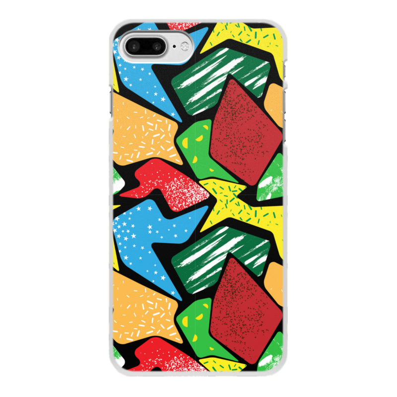 Printio Чехол для iPhone 7 Plus, объёмная печать Цветная абстракция чехол mypads нарисованная змея абстракция для meizu 16 plus 16th plus задняя панель накладка бампер
