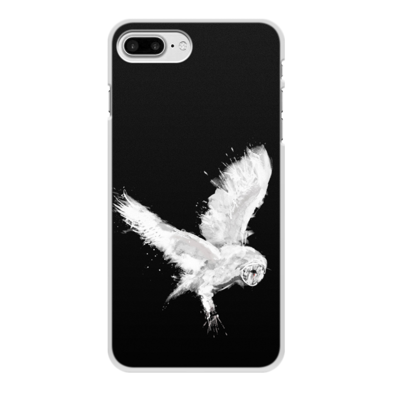 Printio Чехол для iPhone 7 Plus, объёмная печать Белая сова printio чехол для iphone 7 plus объёмная печать антикварная сова