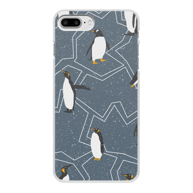 Printio Чехол для iPhone 7 Plus, объёмная печать Пингвины силиконовый чехол на realme 7i пингвины для реалми 7 и