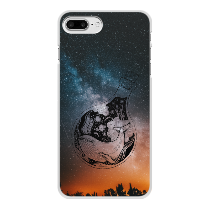 Printio Чехол для iPhone 7 Plus, объёмная печать Космический кит