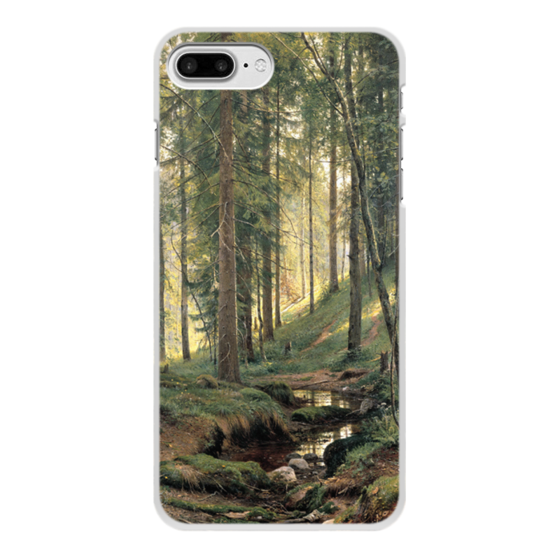 орлова елизавета иван иванович шишкин Printio Чехол для iPhone 7 Plus, объёмная печать Ручей в лесу (иван шишкин)
