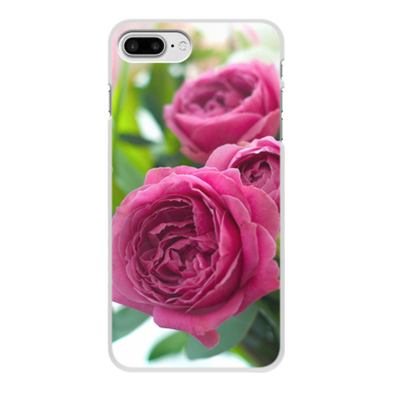 Printio Чехол для iPhone 7 Plus, объёмная печать Розовые розы printio чехол для iphone 6 plus объёмная печать розовые розы