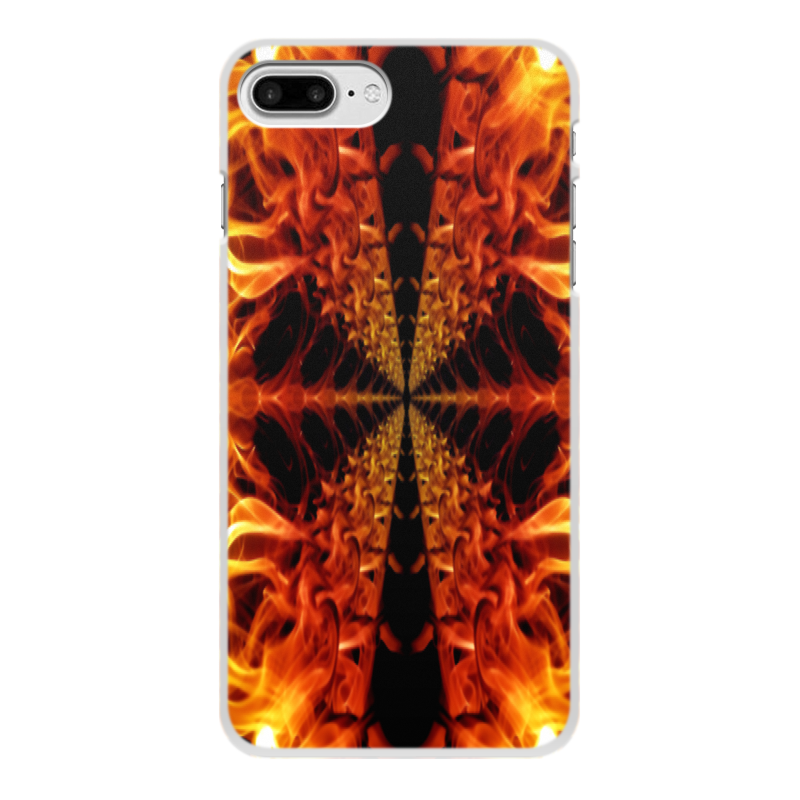 Printio Чехол для iPhone 7 Plus, объёмная печать Пламя printio чехол для iphone 8 plus объёмная печать пламя