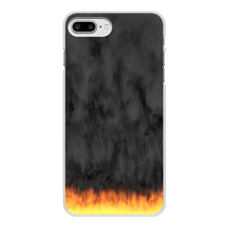 Printio Чехол для iPhone 7 Plus, объёмная печать Пламя и дым printio чехол для iphone 8 объёмная печать пламя и дым
