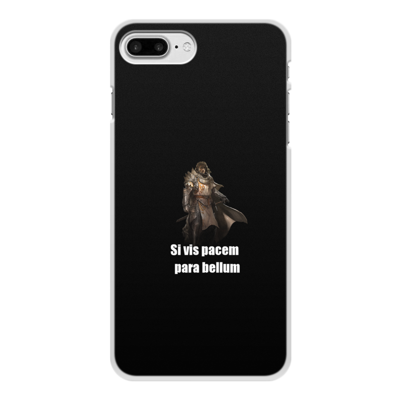 Printio Чехол для iPhone 7 Plus, объёмная печать Хочешь мира - готовься к войне