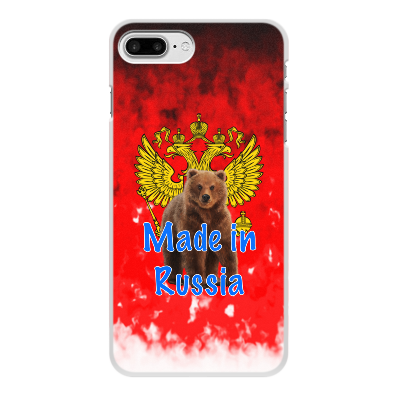 цена Printio Чехол для iPhone 7 Plus, объёмная печать Russia