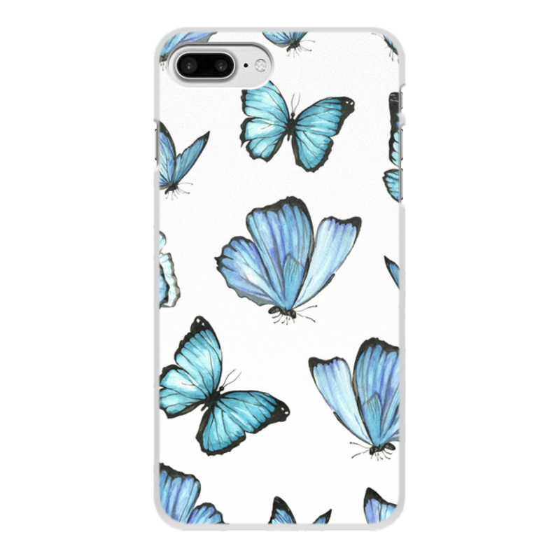 Printio Чехол для iPhone 7 Plus, объёмная печать Бабочки