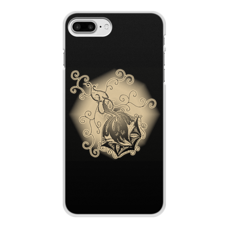 Printio Чехол для iPhone 7 Plus, объёмная печать Ажурная роза (сепия)