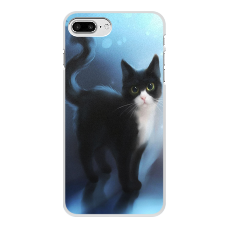 Printio Чехол для iPhone 7 Plus, объёмная печать кошка
