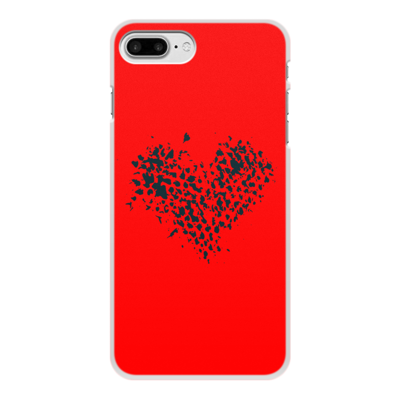 Printio Чехол для iPhone 7 Plus, объёмная печать Сердце printio чехол для iphone 7 plus объёмная печать огненное сердце