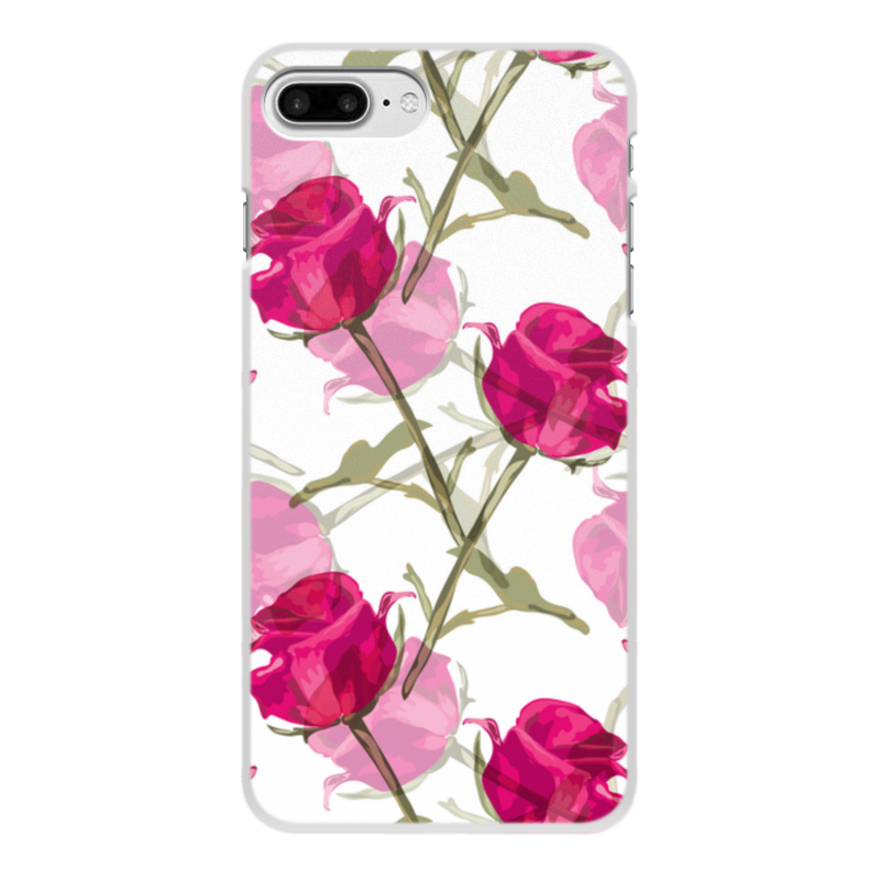 Printio Чехол для iPhone 7 Plus, объёмная печать Бутоны роз