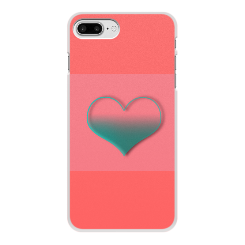 Printio Чехол для iPhone 7 Plus, объёмная печать Валентинка