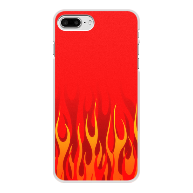 Printio Чехол для iPhone 7 Plus, объёмная печать Пламя