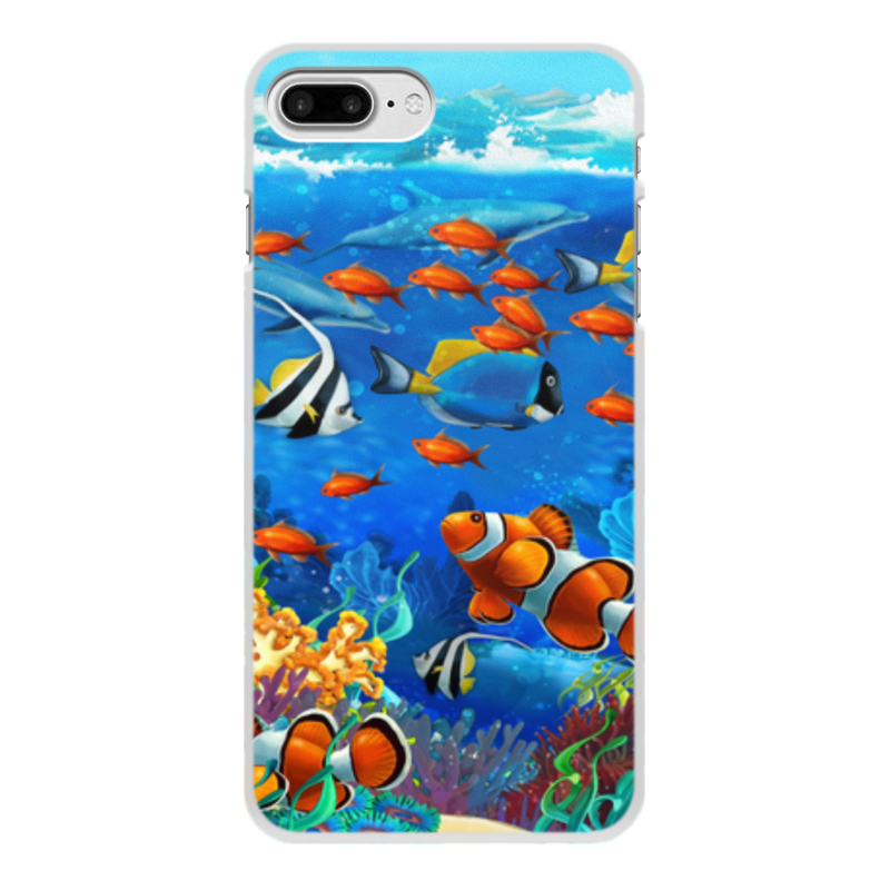 Printio Чехол для iPhone 7 Plus, объёмная печать Морской риф