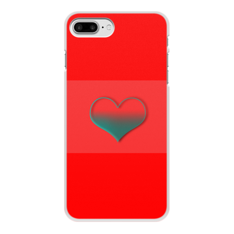 Printio Чехол для iPhone 7 Plus, объёмная печать Валентинка