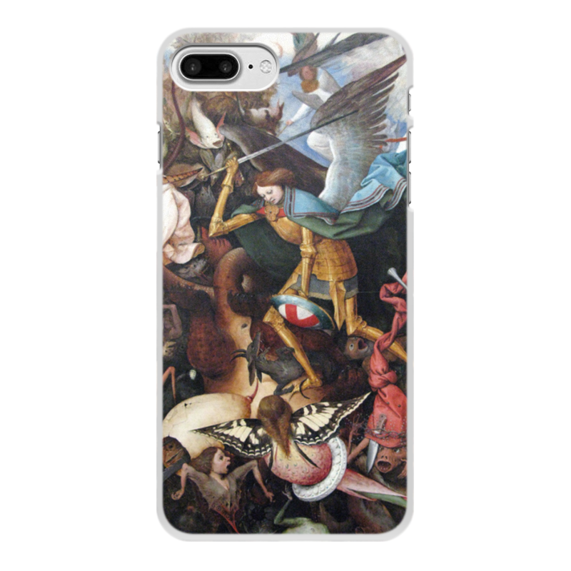 Printio Чехол для iPhone 7 Plus, объёмная печать Архангел михаил (картина брейгеля) printio футболка классическая архангел михаил картина брейгеля