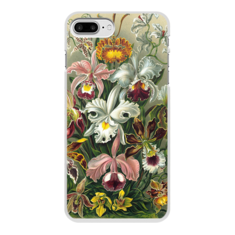 Printio Чехол для iPhone 7 Plus, объёмная печать Орхидеи (orchideae, ernst haeckel)