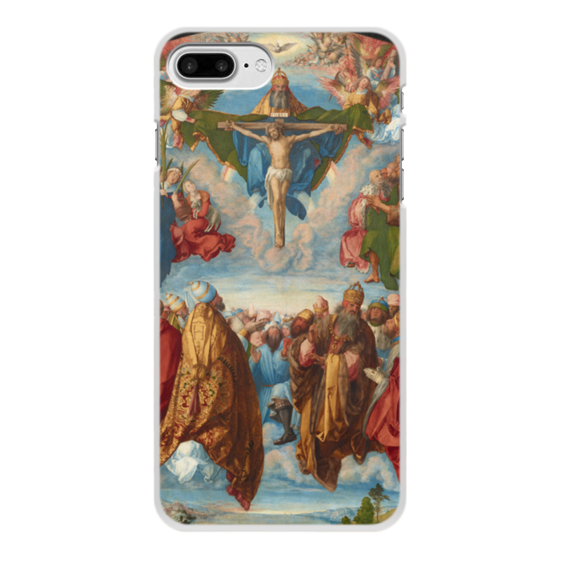 Printio Чехол для iPhone 7 Plus, объёмная печать Поклонение святой троице (альбрехт дюрер)