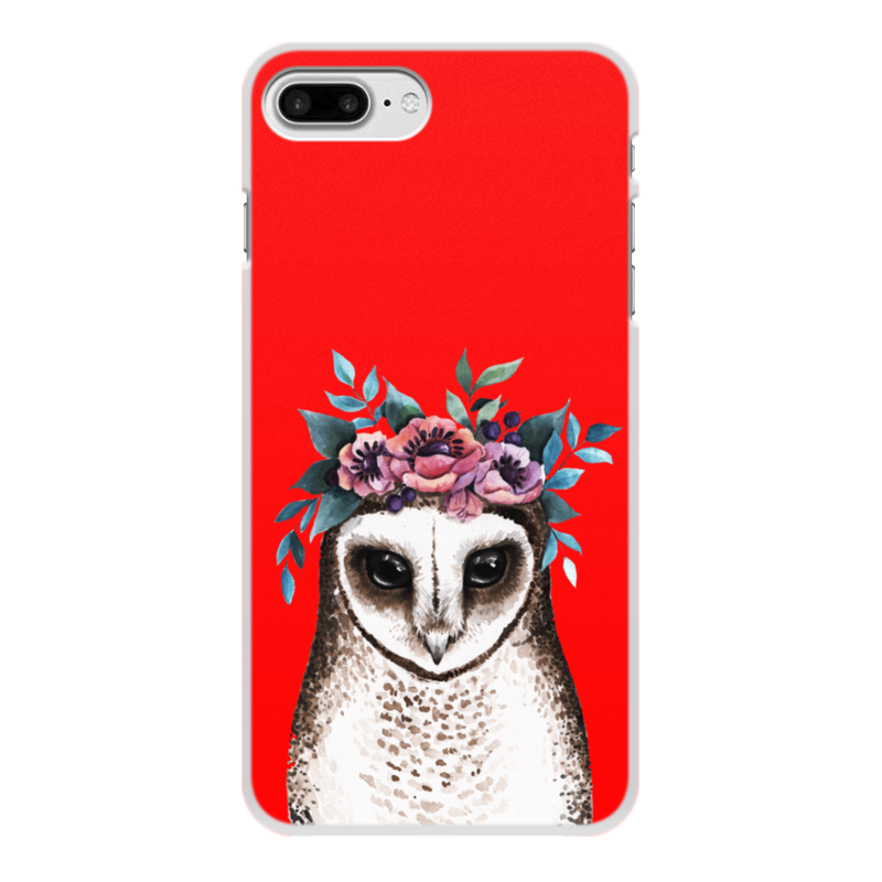 Printio Чехол для iPhone 7 Plus, объёмная печать птица printio чехол для iphone 7 plus объёмная печать стимпанк птица