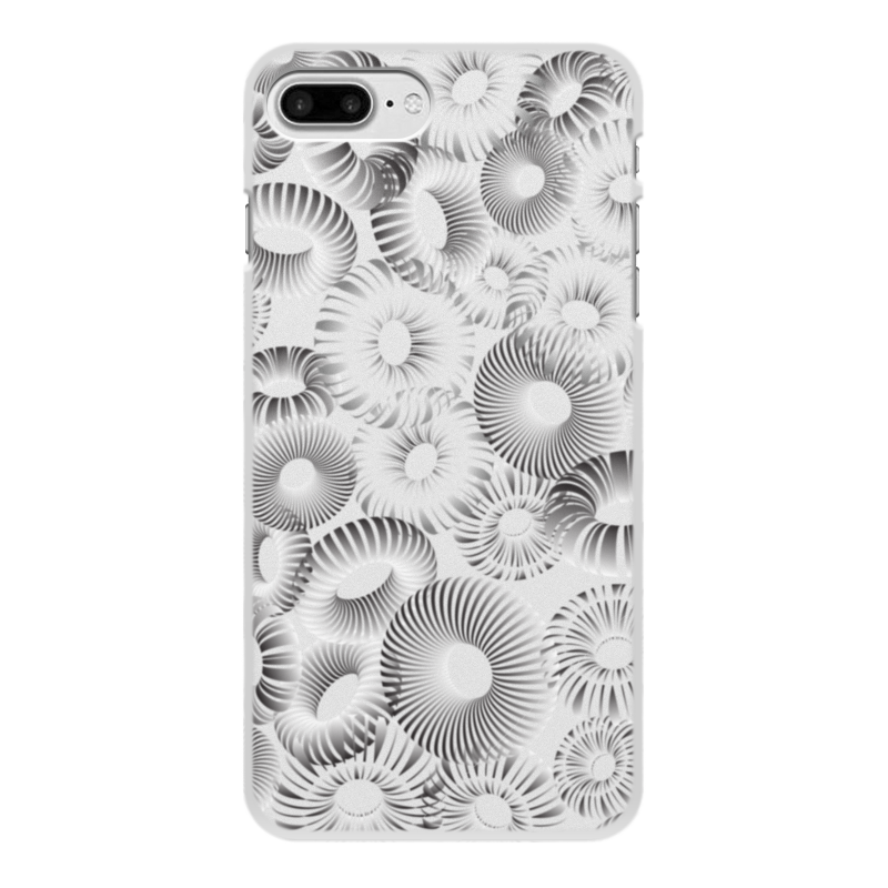 Printio Чехол для iPhone 7 Plus, объёмная печать Абстрактный орнамент из ажурных 3d объектов.