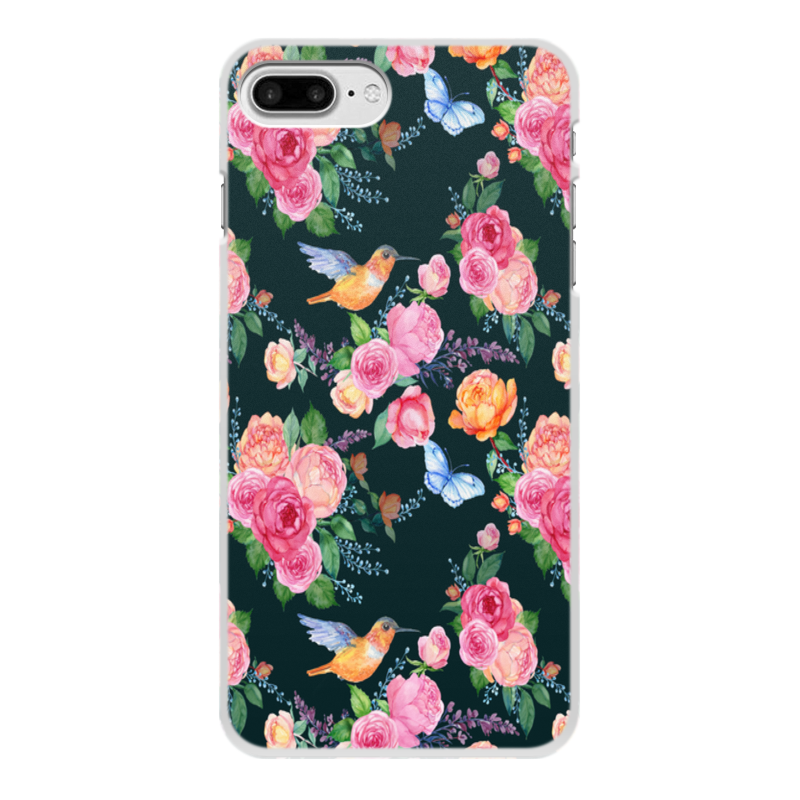 Printio Чехол для iPhone 7 Plus, объёмная печать Цветы