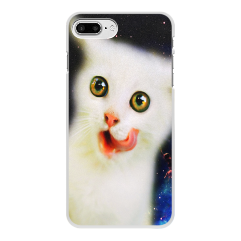 Printio Чехол для iPhone 7 Plus, объёмная печать котенок силиконовый чехол котенок с ухмылкой на nokia 7 plus нокиа 7 плюс