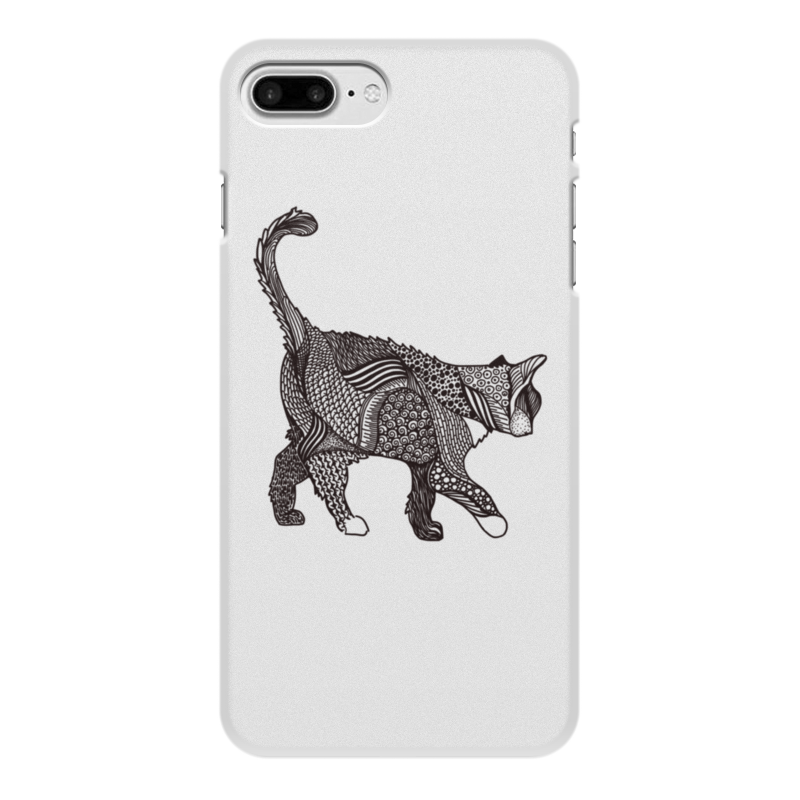 Printio Чехол для iPhone 7 Plus, объёмная печать Кошак printio чехол для iphone 7 объёмная печать чёрно белый лев