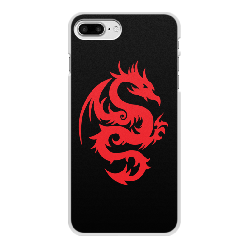 Printio Чехол для iPhone 7 Plus, объёмная печать Драконы фэнтези. символика