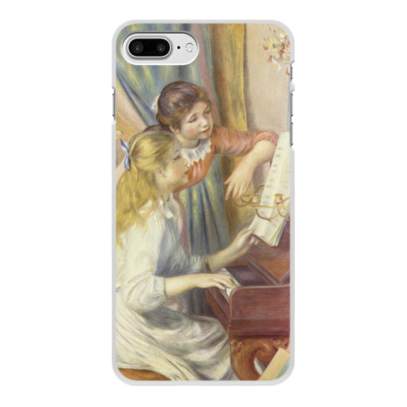 Printio Чехол для iPhone 7 Plus, объёмная печать Девушки за фортепьяно (картина ренуара) printio блокнот на пружине а4 девушки за фортепьяно картина ренуара