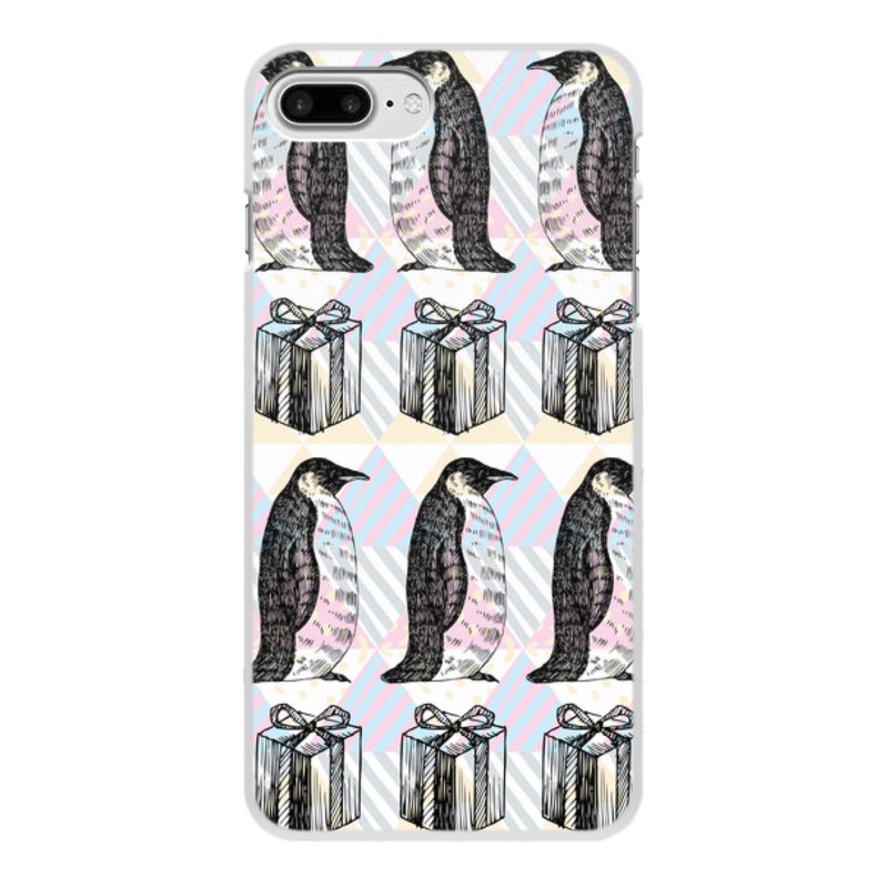 Printio Чехол для iPhone 7 Plus, объёмная печать Пингвины printio чехол для iphone 7 объёмная печать веселые пингвины