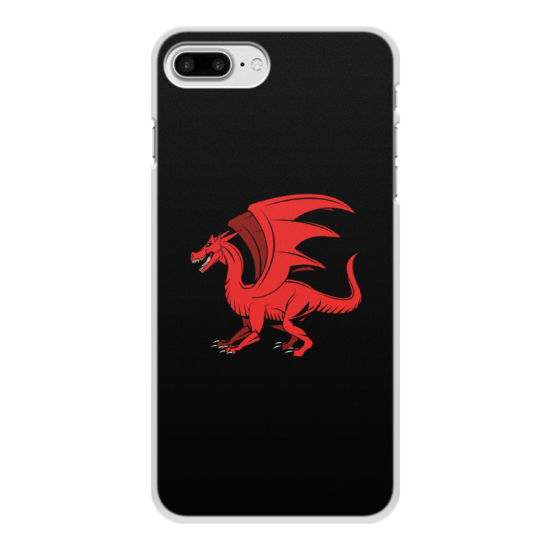 Printio Чехол для iPhone 7 Plus, объёмная печать Дракон printio чехол для iphone 8 plus объёмная печать китайский дракон