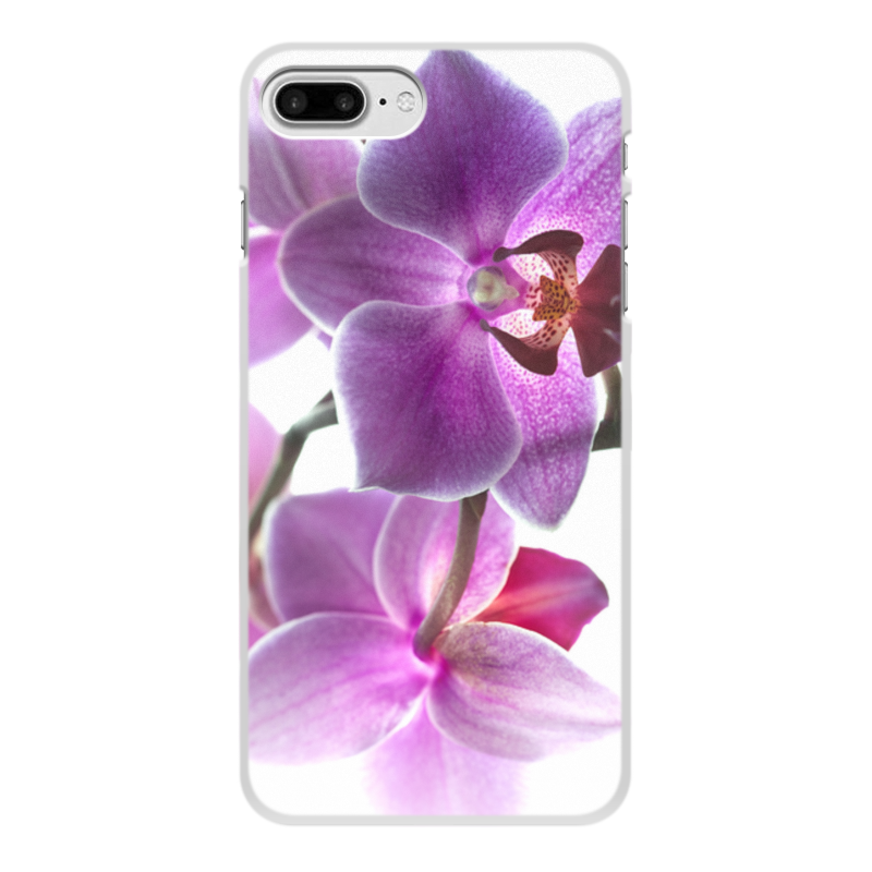 Printio Чехол для iPhone 7 Plus, объёмная печать Орхидея printio чехол для iphone 7 объёмная печать цветок роза