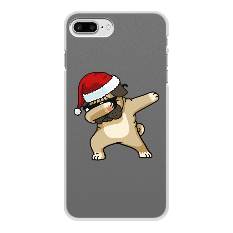 Printio Чехол для iPhone 7 Plus, объёмная печать Dabbing dog