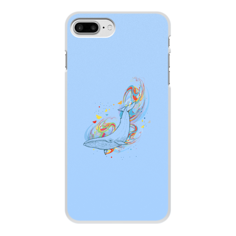 Printio Чехол для iPhone 7 Plus, объёмная печать Кит и волны printio чехол для iphone 7 plus объёмная печать кит и море