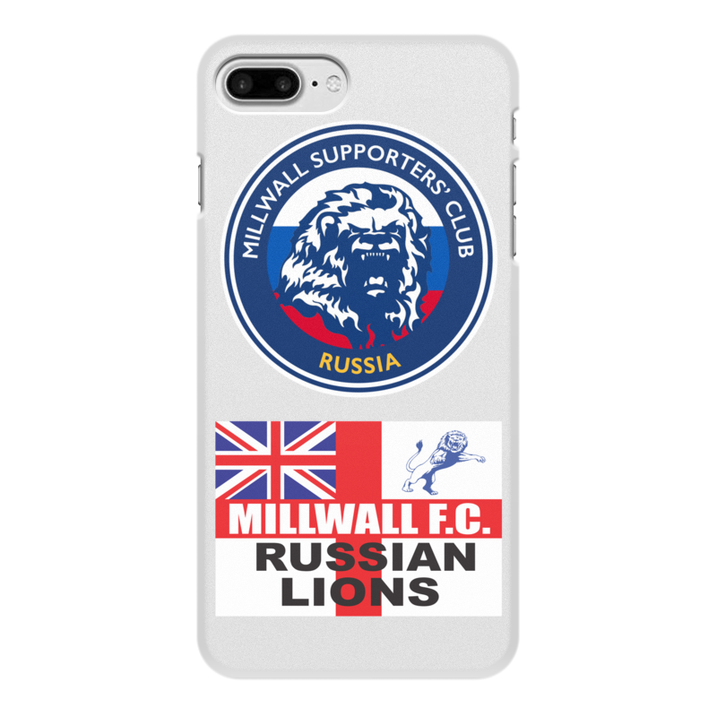 Printio Чехол для iPhone 7 Plus, объёмная печать Millwall msc russia phone cover printio обложка для паспорта millwall russian lions passport