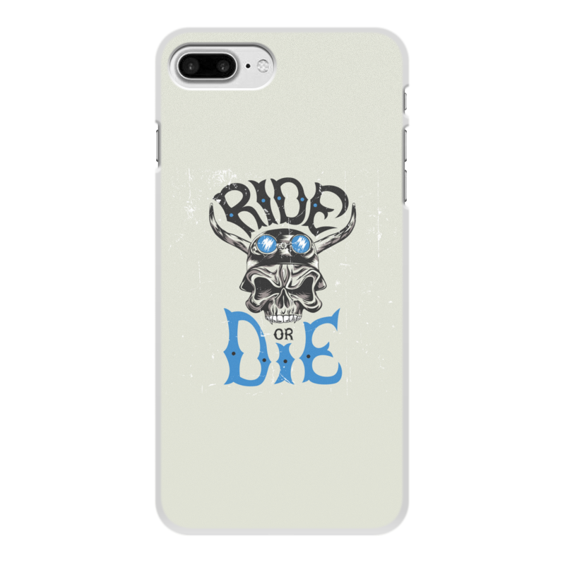 Printio Чехол для iPhone 7 Plus, объёмная печать Ride die
