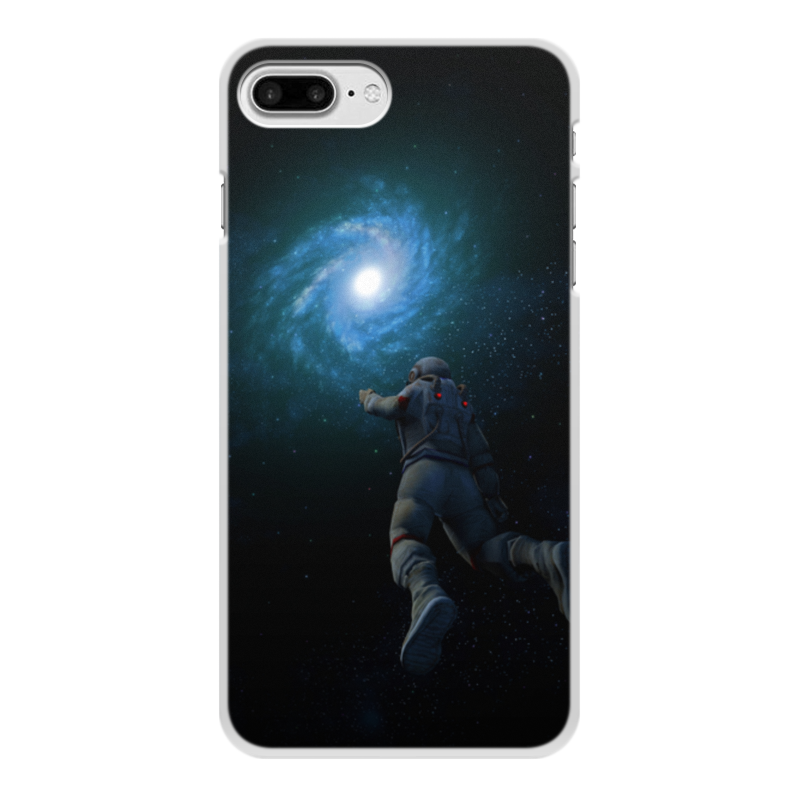 Printio Чехол для iPhone 7 Plus, объёмная печать Космонавт астронавт силиконовый чехол на realme x7 астронавт 20 для реалми икс 7