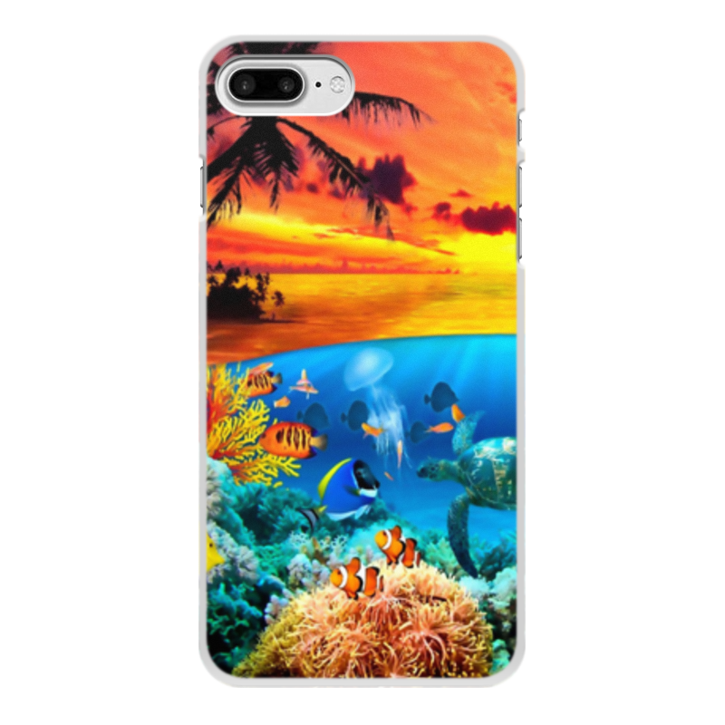 Printio Чехол для iPhone 7 Plus, объёмная печать морской риф printio чехол для iphone 7 plus объёмная печать морской пляж