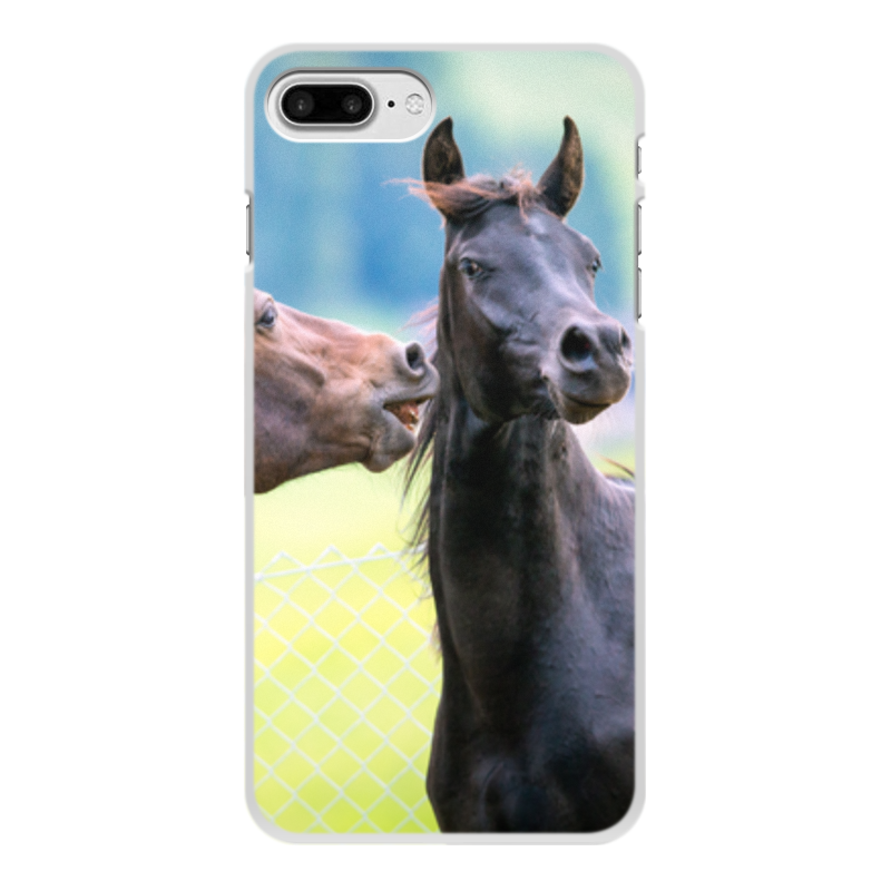 Printio Чехол для iPhone 7 Plus, объёмная печать Лошади printio чехол для iphone 7 plus объёмная печать лошади