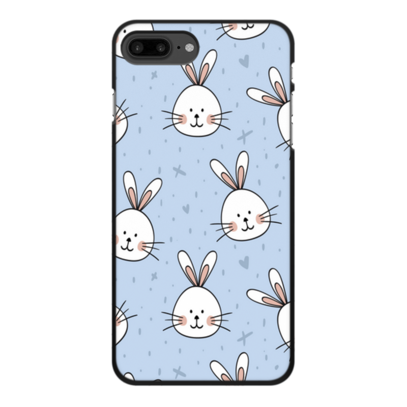 Printio Чехол для iPhone 7 Plus, объёмная печать Милый кролик